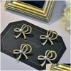 Pins Brooches Meibapj Natural Pearl Bow Cor Brooch Fashion Sweater Jewelry For Women Empty Tray Drop Delivery Dhuzo