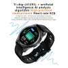 Saatler EKG PPG Smartwatch 2021 BT Telefon İzle Ti Chip Band Kalp Hızı Spo2 Monitör Akıllı İzleme Kablosuz Elektrot Bilekliği PK N58