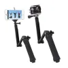 Monopodlar Elde taşınır Selfie Stick Tripod Katlanabilir Tripod Monopods GoPro Sports Action Camera için Akıllı Telefonlar İçin Evrensel