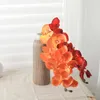 Fleurs décoratives 66 cm artificiel Silk Orchid Branch Mariage Home Decoration Salon Room Birthday Party Fake Arrangement