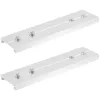 2 PCS Connettori del soffitto Connettori per finestre giunti tende tende accessori Rail in lega di alluminio estensione elettrica