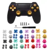 PS4 Grip Grip Metal Grips Grips Aluminium Remplacement Abxy Bullet Boutons Thumbsticks Chrome D-Pad pour PS4 Slim Pro Controller