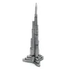 Burj Khalifa Tower 3D Metal Puzzle model kits DIY Laser Cut Puzzles Jigsaw Toy For Children