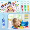 Keychains 100pcs Mini Keychain Bulk Set per bambini Colori assortiti Torcia Torcia Torcia Torcia Funzione per il campeggio LED CAMPAGGIO KIT