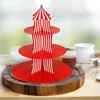 Party Supplies Carnival Cupcake Stand 3 Layer Candy Plate Tabletop Fruit Pastry Holder For Themed Holidays Restaurant Kitchens Cafe