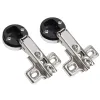 Fitting Cupboard 26mm Cup Screws Cold Rolled Steel Durable Practical Furniture Wine Cabinet Hardware Glass Door Hinge Home