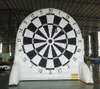 5 MH (16,5 ft) med 6bollar av hög kvalitet China leverera utomhusvitt uppblåsbara fotboll Dart Board Football Kick Golf Target till salu