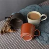 Tassen Japanische Keramik Kaffeetasse kreative Büro Tasse Kiln Stoare Cups Getränkeübung Küche Essbar Hausgarten Garten