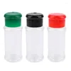 Lagerflaschen 100 ml Plastikgewürz Salz Pfeffer Shakers Gewürze Jar BBQ Gewürzes Essig Abfüllküche Tool 3 Farben