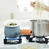 Tassen Multifunktionsfunktions-Topf kleine Lebensmittel Kochtopf Nonskid Milch Emaille Küche