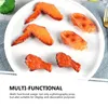 Decorative Flowers 1 Set Of Artificial Food Model Fake Props Chicken Wings Drumstick Display Models