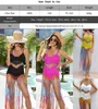 Frauen Badebekleidung Quasten Frauen Häkeln Bikini Deckhöfe Badebadwege Strickschneidemutschallhändler