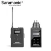 Микрофоны Saramonic UWMIC15B UHF -канала беспроводной микрофона с XLR -передатчиком для камеры DSLR Camera Commore Интервью Eng