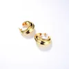 Stud Earrings Designer Brand Electroplating 14K Fashion Temperament Product Earring Stainless Jewelry Steel Golden Color Luxe