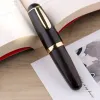 Moonman / Majohn Q1 Wooden Mini Fountain Penter Brown Black Portable Ink Iridium Ef F Nib Palm Office Short Writing Gift Stationery