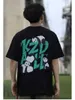 남자 티셔츠 2023 New Shake Horse Panda 프린트 짧은 슬리브 티셔츠 느슨하고 창의적인 캐주얼 한 여름 여성 옷 KPOP하라 주쿠 Y2K J240409