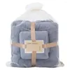Handduk 1 Set Coral Fleece Kit Ultra Soft Water Absorbent Fast Torking Solid Color Rectangle Face Dusch Bath Washcloth