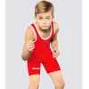 Kids Wrestler rajstopy jednoczęściowe wrestling singlet wyścigowe ubrania gimnastyczne strój wiosłowy garnitur podnoszący rajstopy dziecięce zapasy dzieci