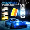 NOVSIGHT H7 LED H4 H11 H8 H9 9005 HB3 9006 HB4 9012 Car Headlight Bulbs 6500K 4300K 3000K 3 Color Headlight 60W 13000LM Car Lamp