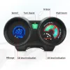 Réglable 7 couleurs LCD Digital Speedometer