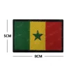 Afryka Flaga Egipt Kenia Algieria Nigeria Tunezja Maroko Mauritius Gujana Sudan Południowy Ghana Liberia Niger Kongo Patches