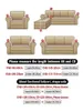 Stolskydd motståndskraftig soffa täckning för vardagsrum geometriska svartvitt grå husdjursvinkel l-formad 1 uppsättning