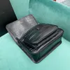 Saco de designer de bolsa de aba Crossbody Bag 21 cm de pele de bezerro bolsa de passageiro de jacaré 10a espelhado 1: 1 bolsa de bolsa de bolsa de bolsa de luxo de qualidade bolsa de mensageiro com caixa wy037b
