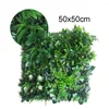 Декоративные цветы бренд искусственный газон квадратный газон 1 ПК 50 50 см. Украшение домашней стены