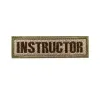 Instructeurs d'armes à feu brodés Patches Tactical Military Emblem Appliquée pour vestige de sacs à dos Badges de brassard uniformes