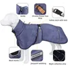 Vestuário para cães grandes roupas de algodão quente para cães espessados quebra -vento reflexivo capa à prova d'água Golden Retriever inverno