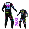 2023 Red Jersey Print Podium FXR MOTOCROSS AARLY SECHT OFF ROAD MOTORCYCLE MX Jersey Set Moto Combo