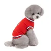 Köpek giysileri yaz evcil hayvan giyim kedi yeleği köpek tişört küçük kostüm tişört Yorkshire pomeranian shih tzu