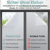 Fensteraufkleber Film undurchsichtiger Privatsphäre für Fenster gefrostete Glas selbst kleber statischer Klebstoffschutz