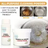 for Stubborn Grease Grime All-purpose Powder Cleaner Remove Stains Powerful Kitchen Instant Cleaning Powder Cleaning Supplies