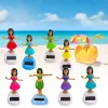 Solar bobblehead figuren op zonne -energie speelgoed schattige zonnedansers voor dashboardcijfers auto interieur ornamenten voor kinderen volwassenen