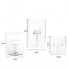 Candle Holders Candelabra Wedding Grass El Dining Holder Dekoracja restauracji Centrum stolik Nordic Modern Transparent