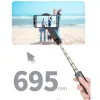 Pinnar xiaomi handhållna gimbals 360 ° rotation selfie stick foto stabilisering stativ med belysning trådlös bluetooth fjärrkontroll