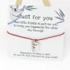 Lucky Koala Wish Bracciale Cute Koala Charm Wish Card Friendship Bracelets Koala Jewelry for Women Men Mest Friend Gifts