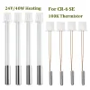 4pcs CR-6 SE 24V 40W CARTRIDE CARTRIDE 100K Capteur de température de thermistance XH2.54 Pièces d'imprimante 3D Terminal pour la tige de chauffage CR6 SE