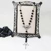 Vampire Ankh Rosary Occult VAMP CHEACE CACCOLA GOTH PUNK BAT CROP CROCK PENDANT CACKLACE MADE MADE CHE EGIETTI EGIETTI EGIETTI EGITY