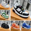 Designer Trainer Maxi Series Casual Shoes Men Women Fashion Sneakers Calfskin Platform Trainers Leather Abloh Lace-up Bread shoes With box Size 35-45