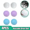 4pcs sèche-linge réutilisable en PVC Ball Washing Machine de séchage de tissu Baule d'adoucisseur pour l'outil de nettoyage de vêtements de maison Accessric