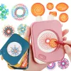 Spirograph Classic Gear Original Deluxe Art Set Enfants Drawing Toys Creative Art Craft Breinocking Gears Wheels Tool Painting Tool