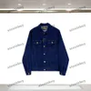 xinxinbuy Men designer Coat Jacket emboss letter long sleeve women khaki Black blue khaki S-2XL