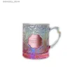 Mugs Party Cup New Cherry Blossom Bloomin Lass Cup Copper Plate tredimensionell präglad illusion Valentines Day I221J L49