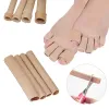 HOT Sale Fabric Cover Ribbed Knit Gel Finger Toe Caps Protector Cover Sleeves Tube for Pain Relief Guard Foot Care Tools New