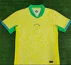 2024 Brazils Jerseys de football L.Paqueta Neymar Vini Jr.24 25 P.Coutinho Richarlison Fans and Players Football Shirt Bruno G. Pele Neymar Men Women Kids Kids Sets Jersey