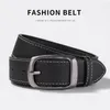 Ceintures ceinture man 2024 en cuir pur durable et robuste pantalon de tendance pour hommes