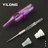 Yilong 10 Piece Cartridge Tattoo иглы RL RS RM M1 Одноразовая стерилизованная стерилизованная игла для татуировки для картриджных машин рукоятки