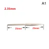 10/12 stks Schuurpapierklem 2.35/3,0 mm Fixeerstang Split Mantrels Lange schuurhouder Clip voor elektrische grinderaccessoires